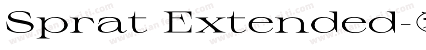 Sprat Extended字体转换